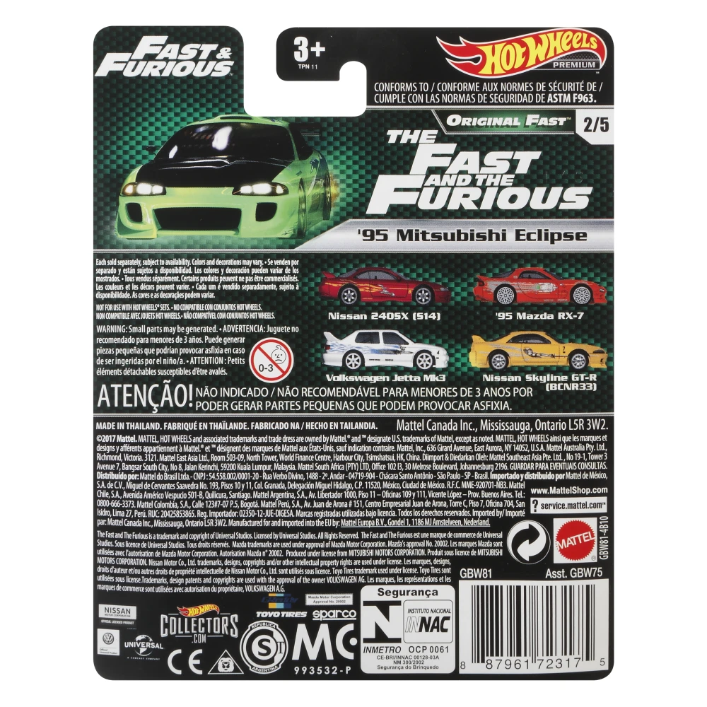 '95 Mitsubishi Eclipse — GBW81 — Neon Green — imagem 5