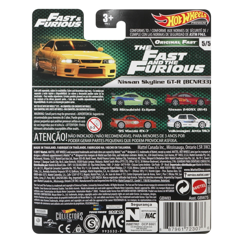 Nissan Skyline GT-R (BCNR33) — GBW83 — Yellow — imagem 5