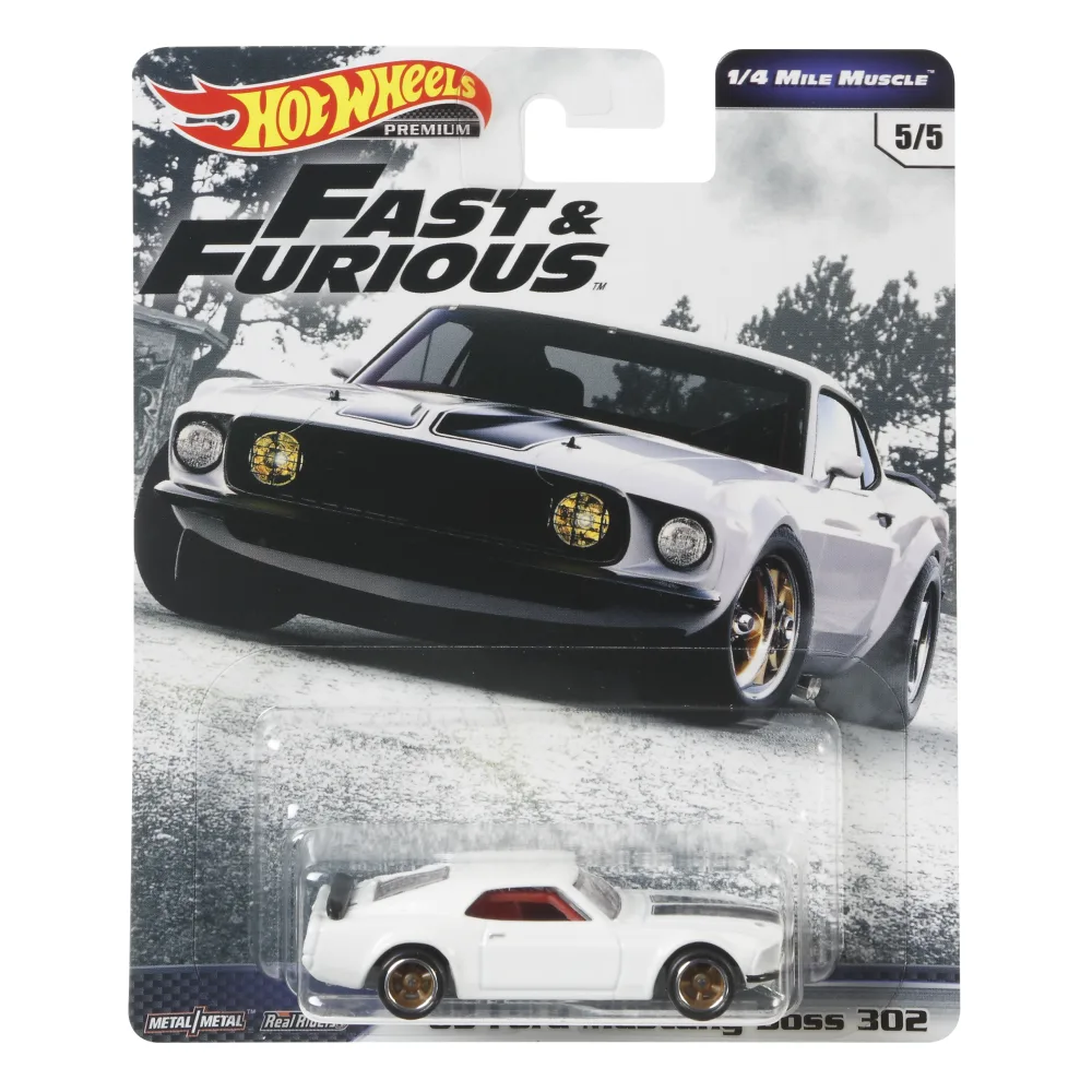 '69 Ford Mustang Boss 302 — GBW89 — White — imagem 2