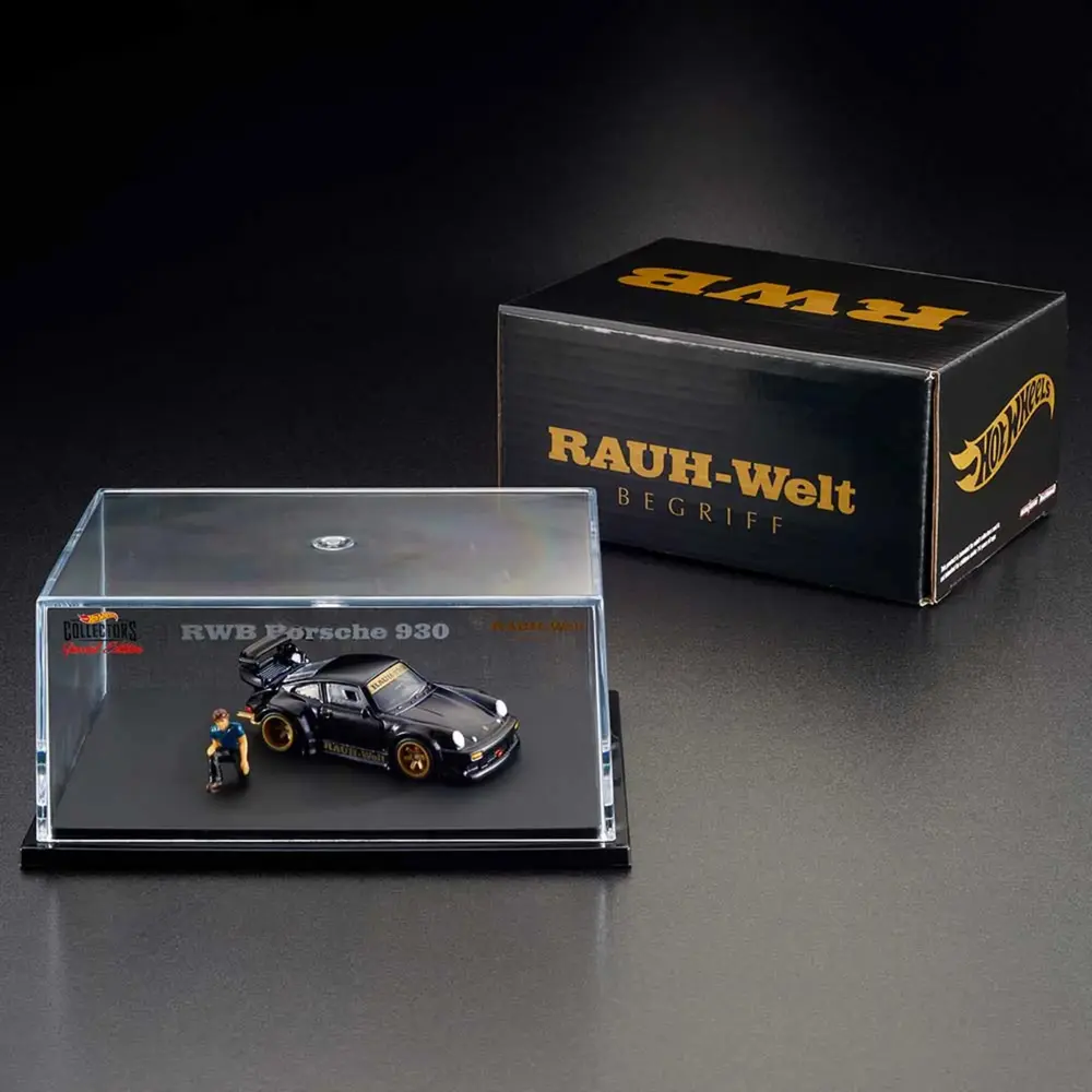 RWB PORSCHE 930 W/ AKIRA NAKAI FIGURINE — GDF84 — Spectraflame black — imagem 3