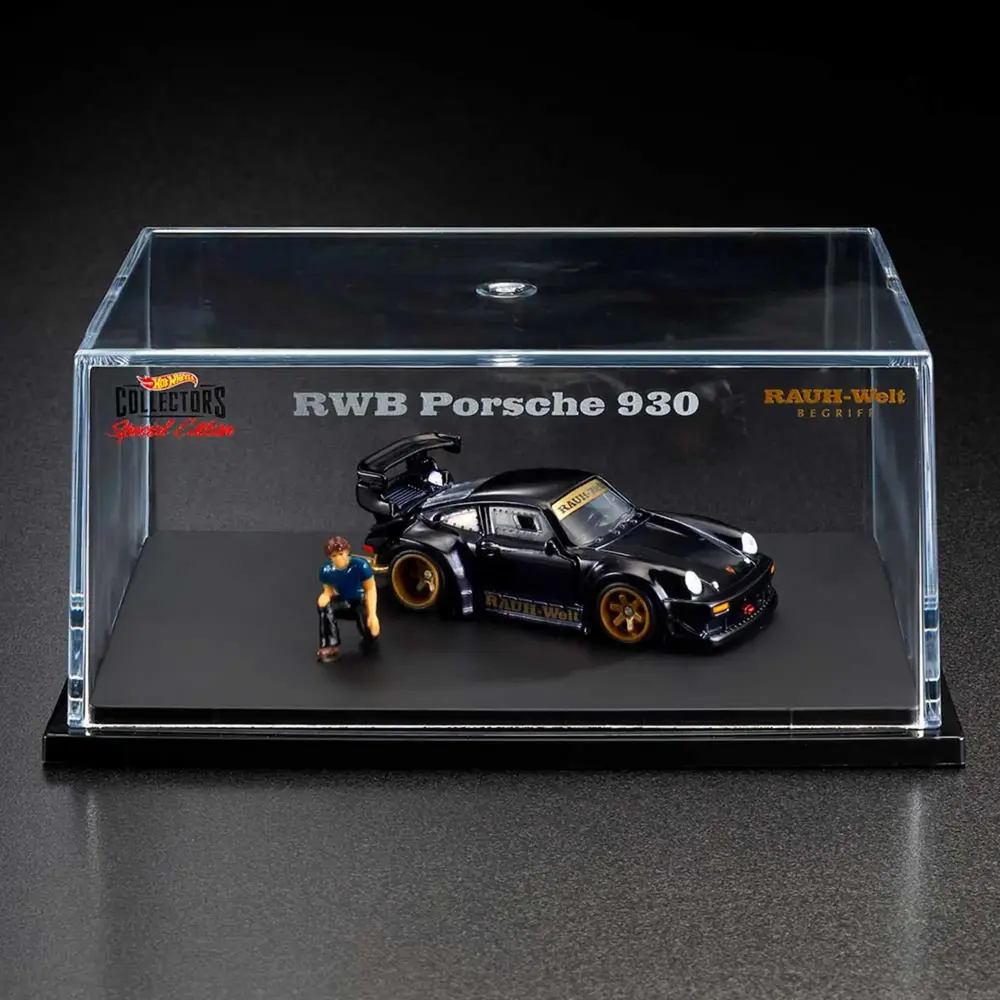 RWB PORSCHE 930 W/ AKIRA NAKAI FIGURINE — GDF84 — Spectraflame black — imagem 4