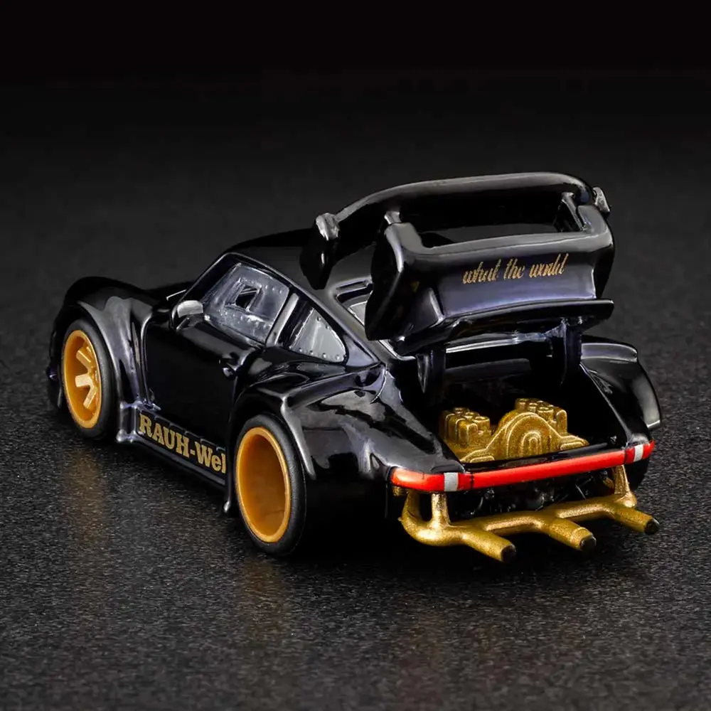 RWB PORSCHE 930 W/ AKIRA NAKAI FIGURINE — GDF84 — Spectraflame black — imagem 8