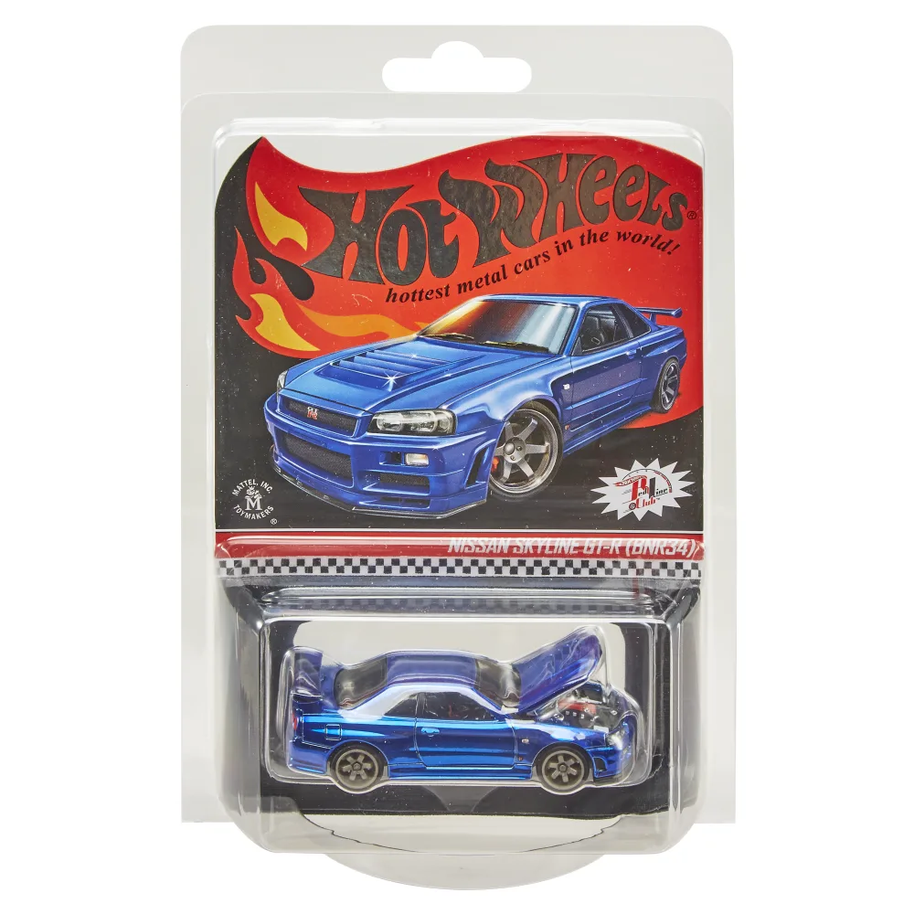 Nissan Skyline GT-R (BNR34) — GDF86 — Spectraflame Race Team Blue — imagem 2