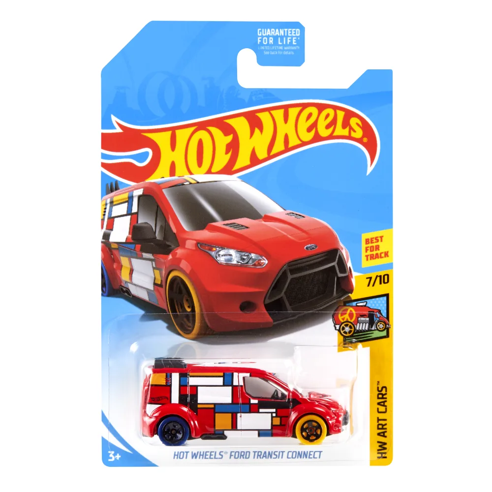 Hot Wheels Ford Transit Connect — GFB79 — Red — imagem 2