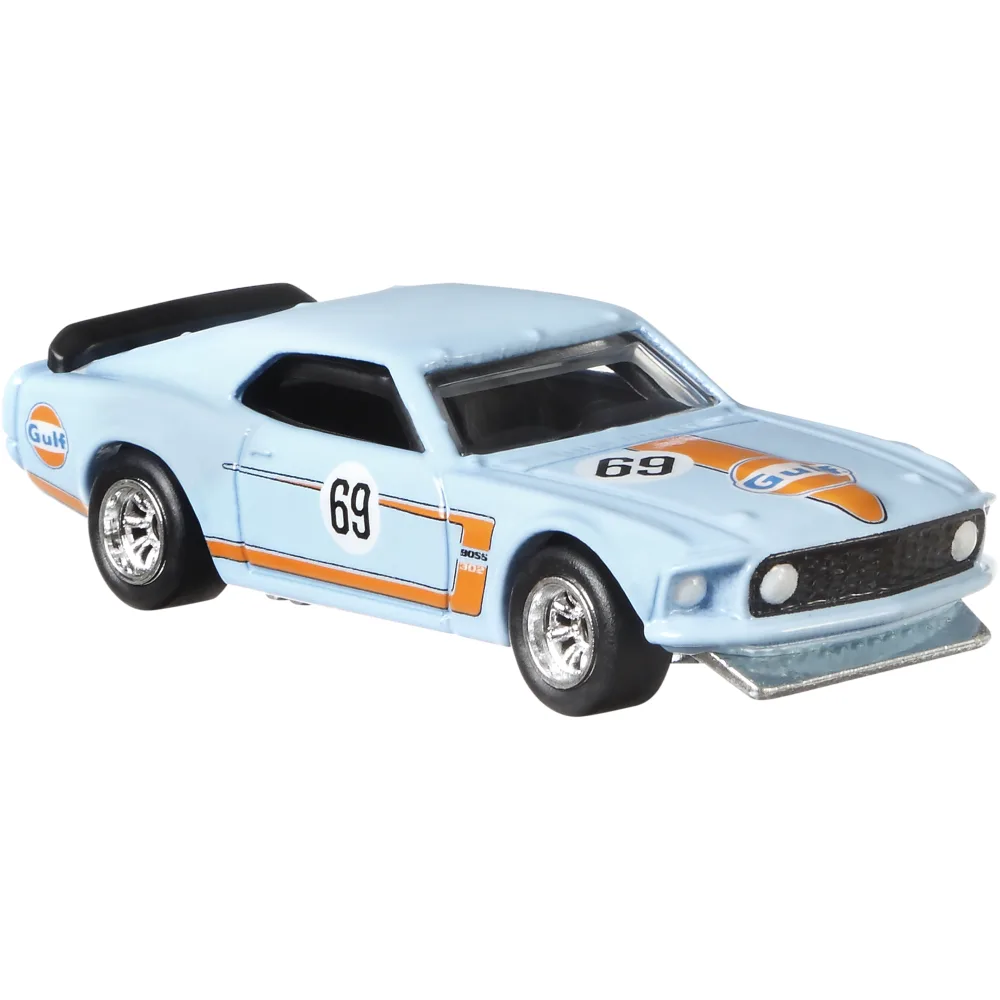 '69 Ford Mustang Boss 302 — GFY03 — Gulf Racing Blue — imagem 4