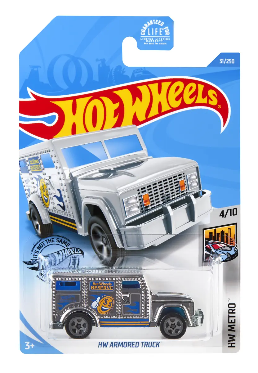 HW ARMORED TRUCK — GHC43 — Chrome — imagem 2