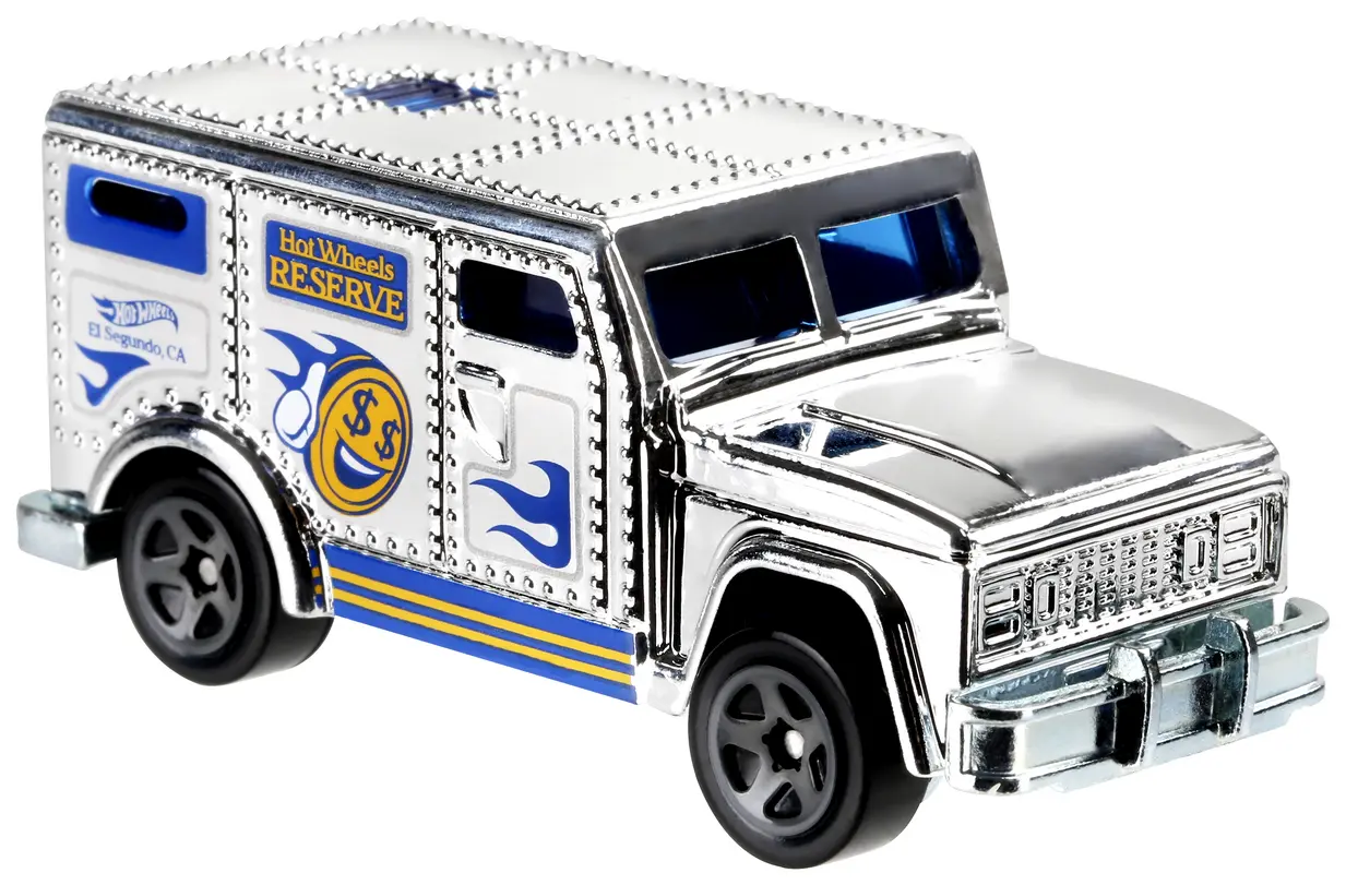 HW ARMORED TRUCK — GHC43 — Chrome — imagem 4