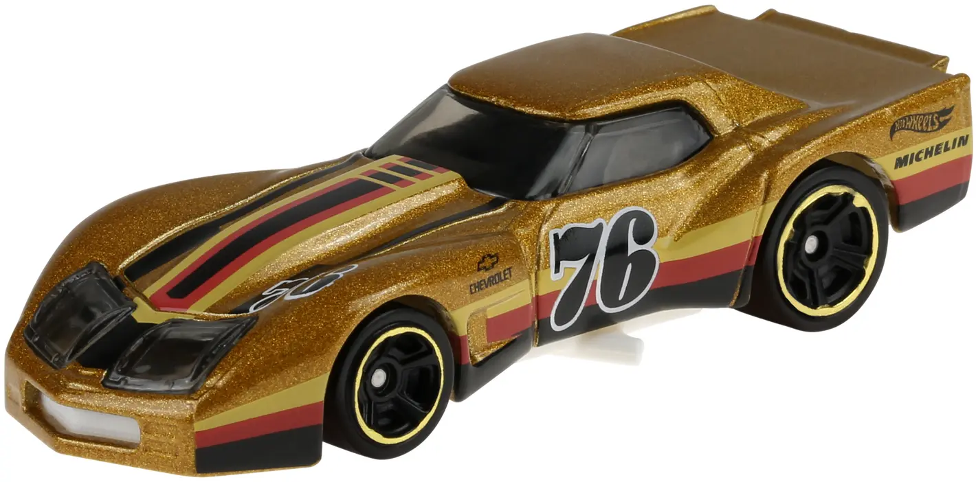 '76 Greenwood Corvette — GHC50 — Metalflake Gold