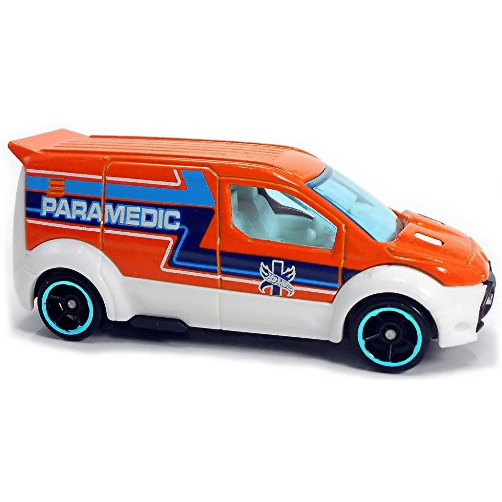 Hot Wheels Ford Transit Connect — GHC65 — Orange — imagem 2