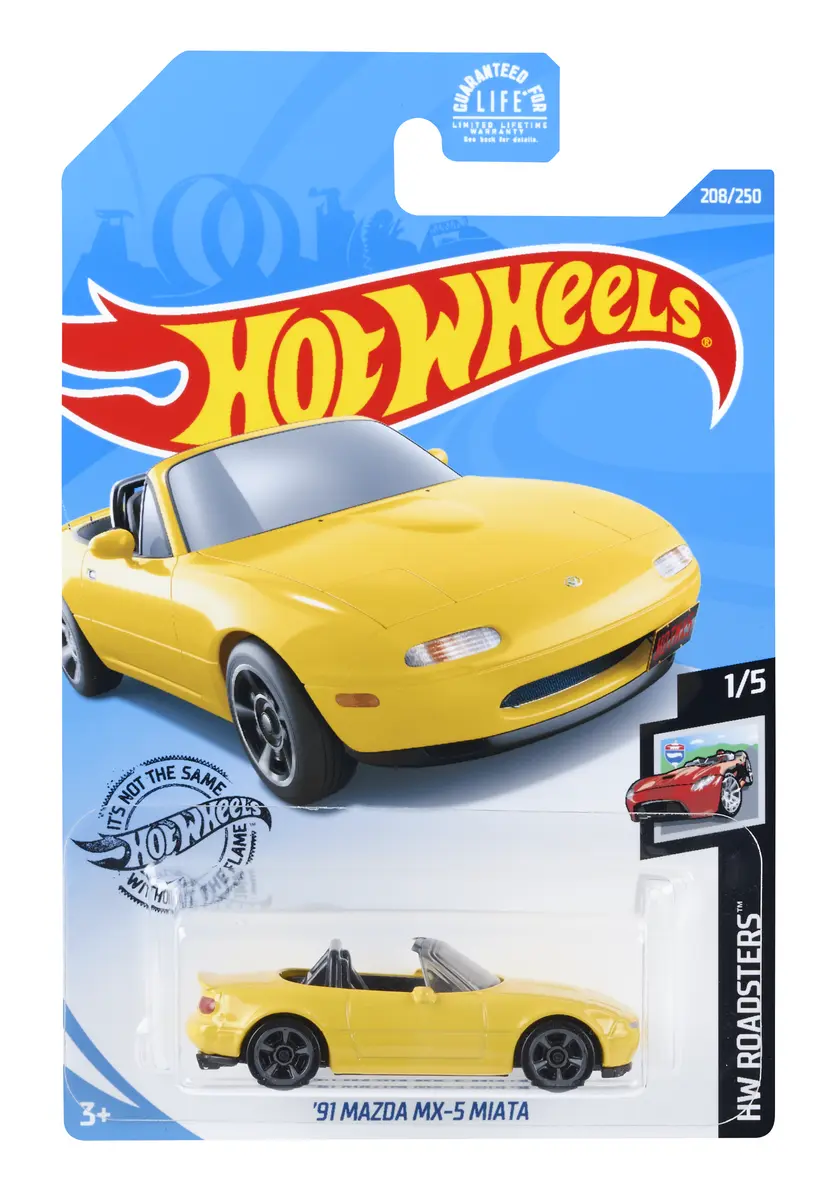 '91 Mazda MX-5 Miata — GHC71 — Yellow — imagem 2