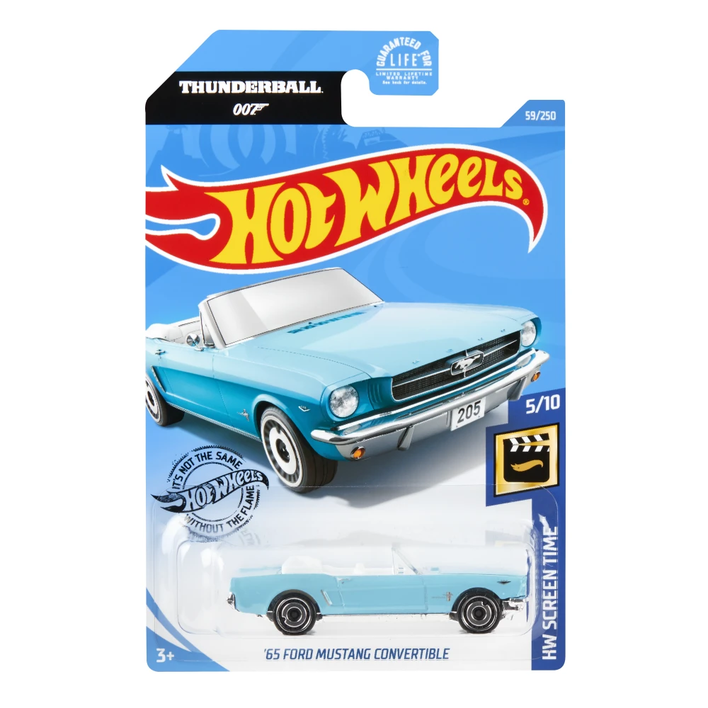 '65 FORD MUSTANG CONVERTIBLE — GHC77 — Light Blue — imagem 2