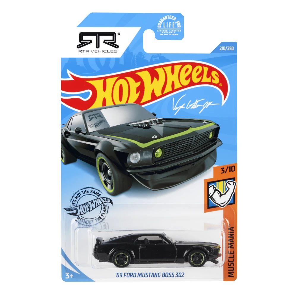 '69 Ford Mustang Boss 302 — GHD06 — Black — imagem 2