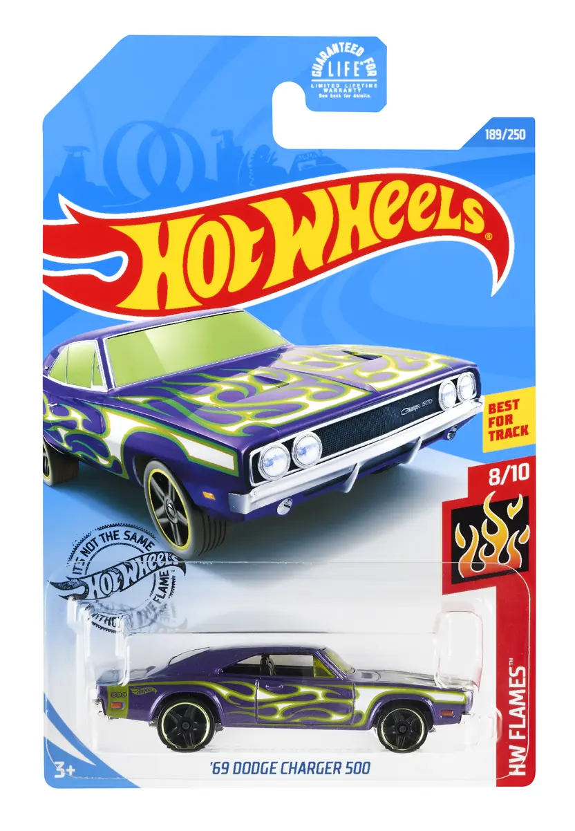 '69 Dodge Charger 500 — GHD62 — Metalflake Purple — imagem 2
