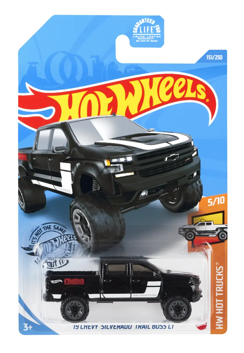 '19 Chevy Silverado Trail Boss LT — GHF49 — Black — imagem 2