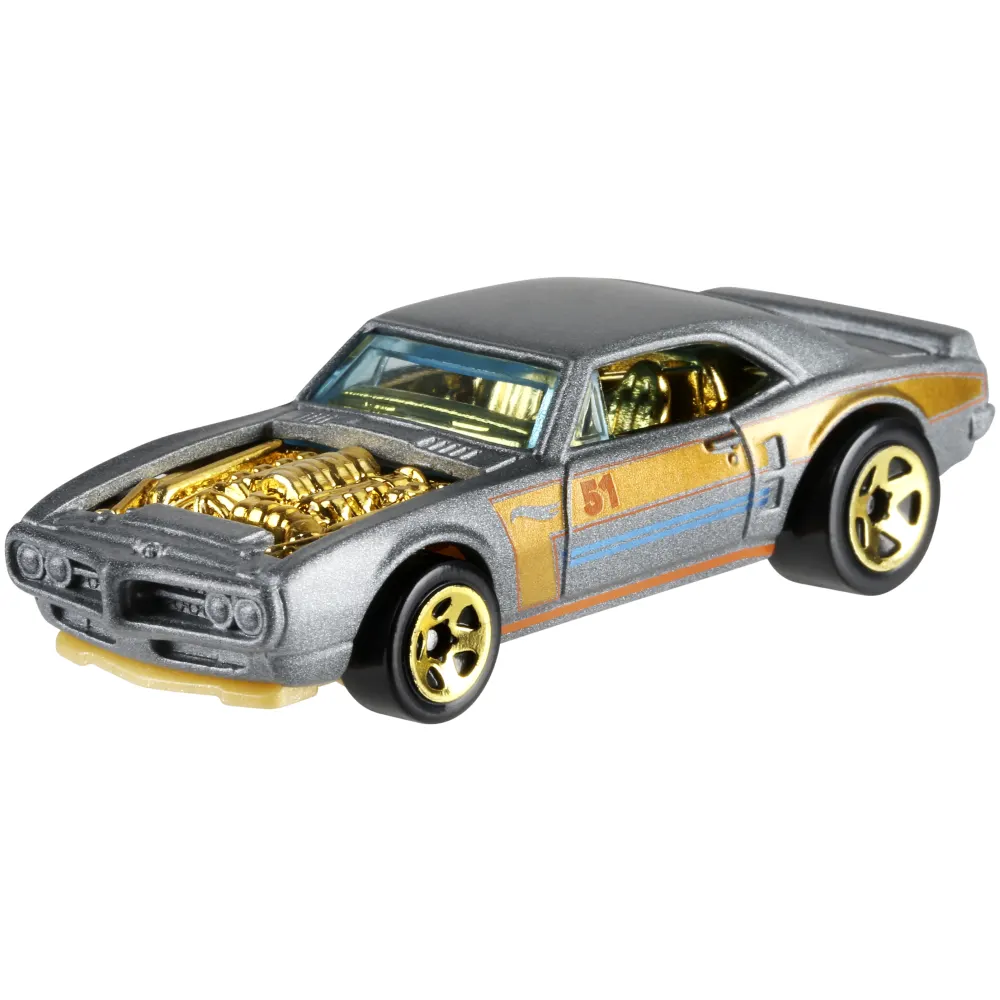 Custom '67 Pontiac Firebird — GHN96 — Metalflake Matte Gray