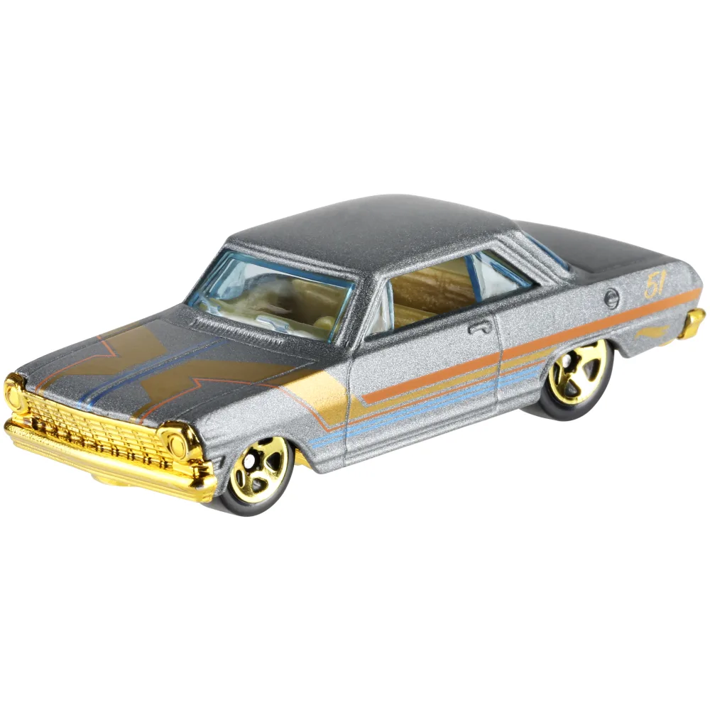 '63 Chevy II — GHN99 — Metalflake Gray
