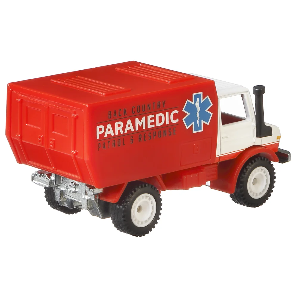 '88 MERCEDES UNIMOG U1300 — GJP90 — White & Red — imagem 3