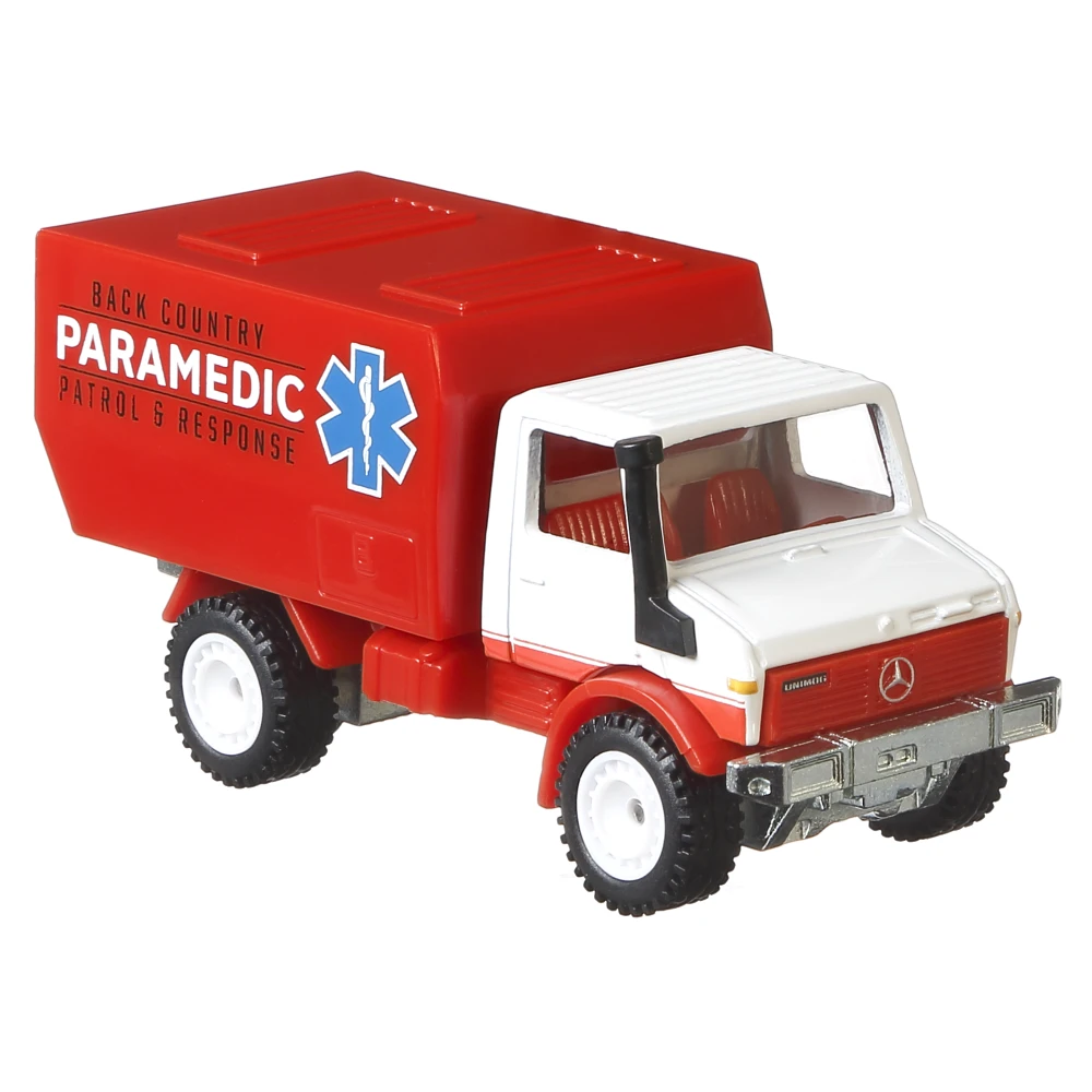 '88 MERCEDES UNIMOG U1300 — GJP90 — White & Red — imagem 4