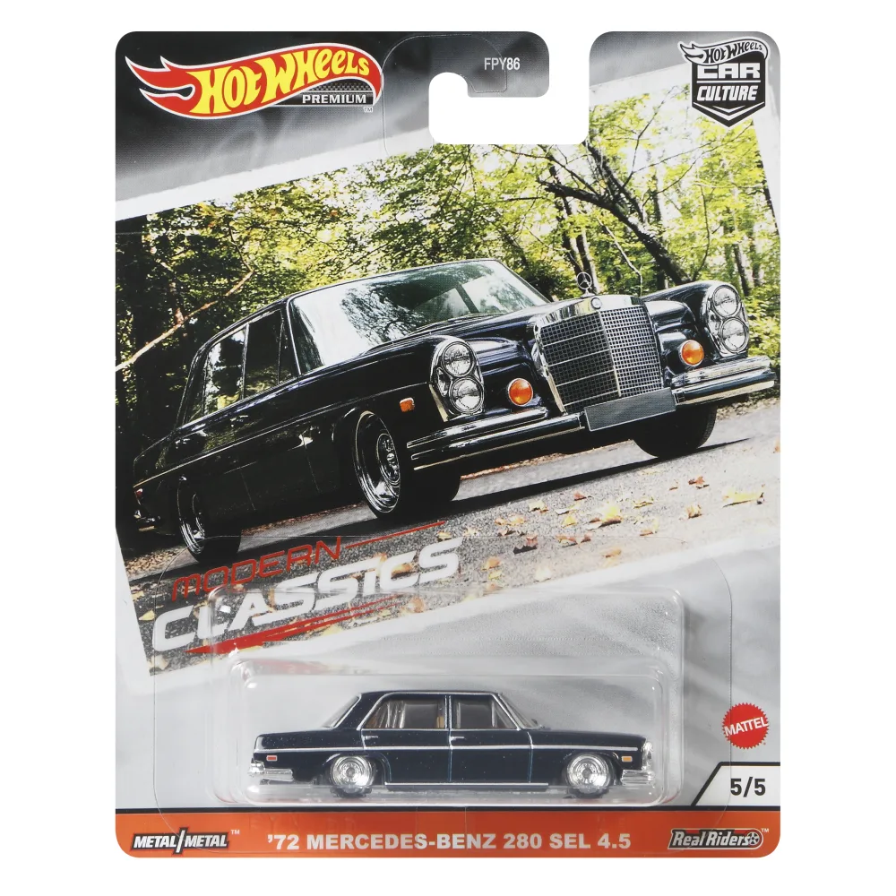 '72 Mercedes-Benz 280 SEL 4.5 — GJP97 — Metalflake Dark Blue — imagem 2