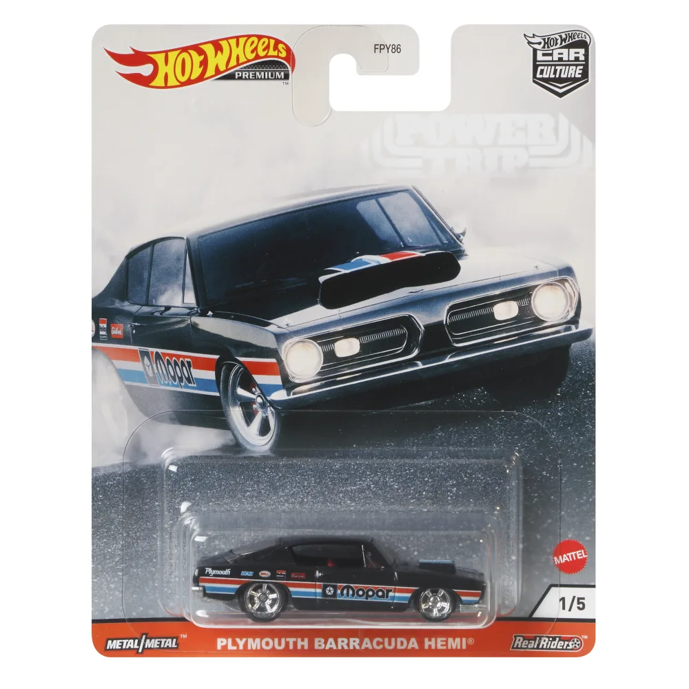 Plymouth Barracuda Hemi — GJR05 — Black — imagem 2