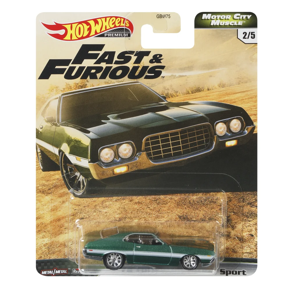 '72 Ford Gran Torino Sport — GJR70 — Metalflake Green — imagem 2