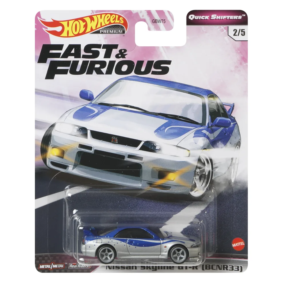 Nissan Skyline GT-R (BCNR33) — GJR79 — Blue & Silver — imagem 2