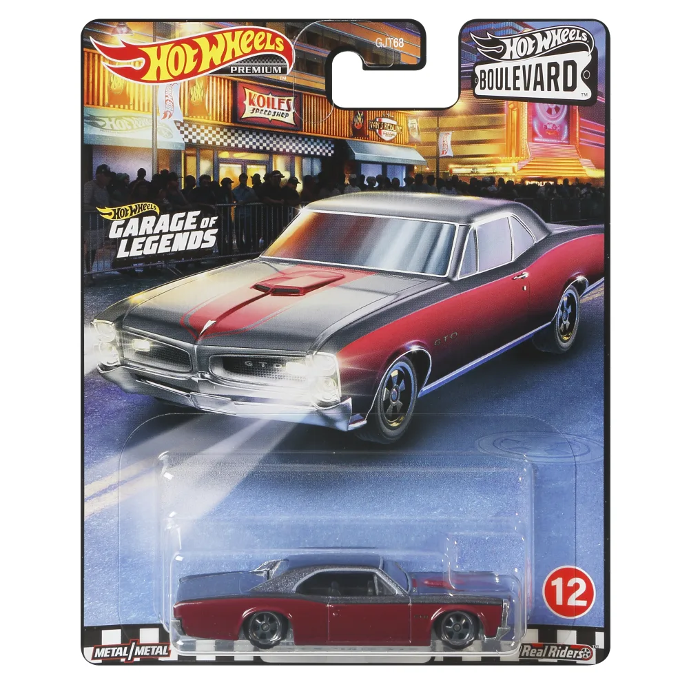 '66 Pontiac GTO — GJT81 — Metalflake Gray & Red — imagem 2