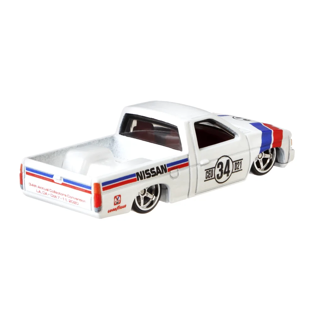 '93 NISSAN D21 HARD BODY CUSTOM PICKUP — GLH77 — White — imagem 3