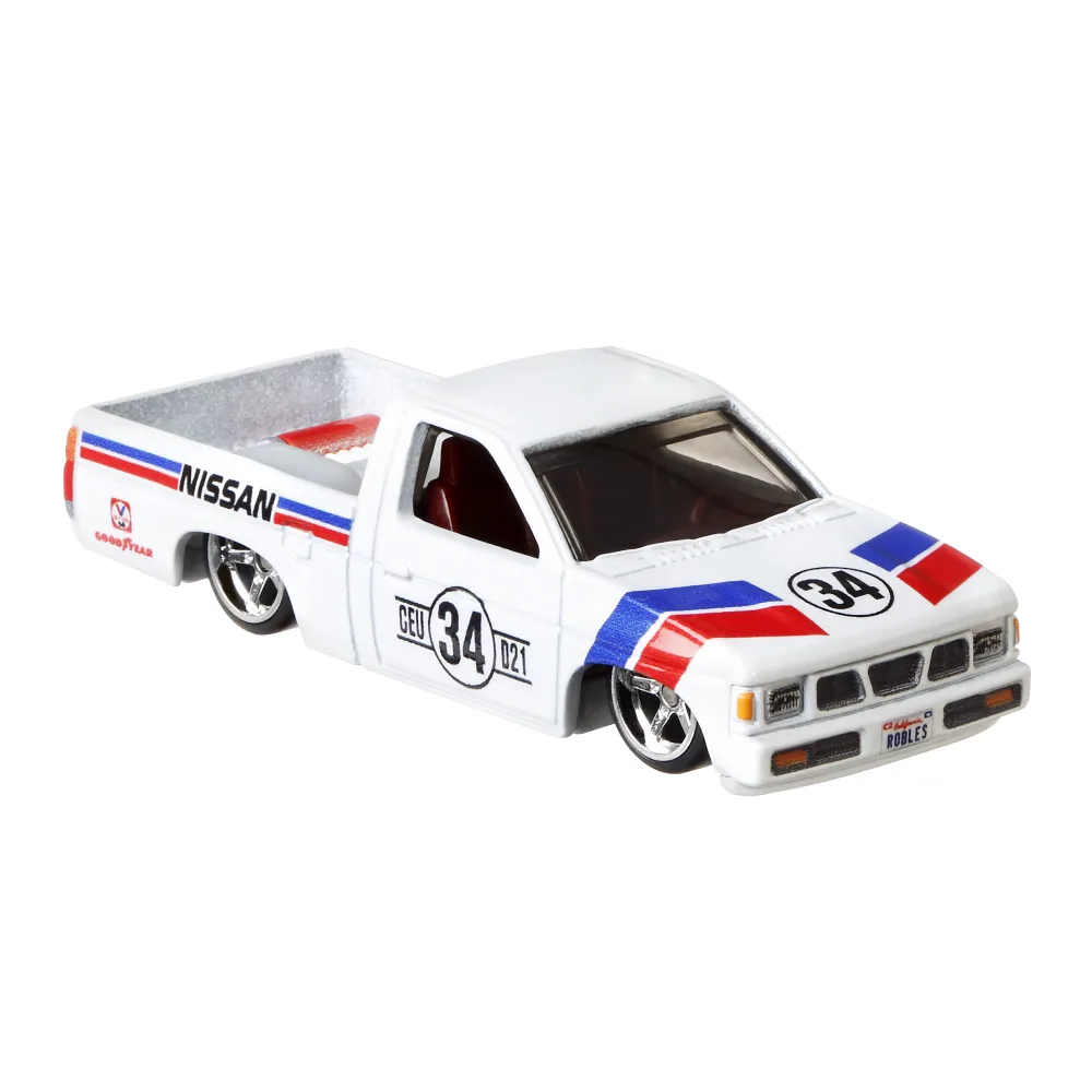 '93 NISSAN D21 HARD BODY CUSTOM PICKUP — GLH77 — White — imagem 4