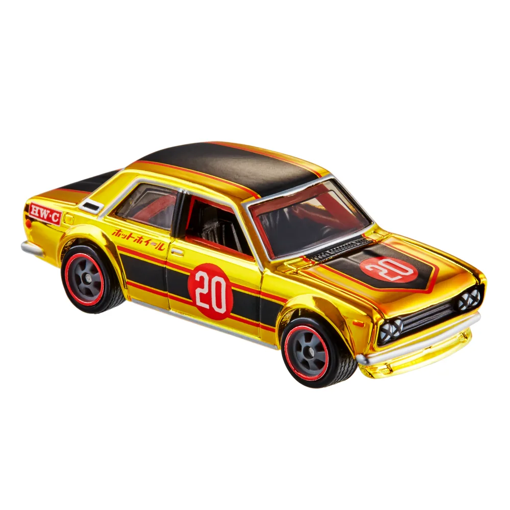 '71 DATSUN 510 — GLH93 — Spectraflame Bright Yellow — imagem 4
