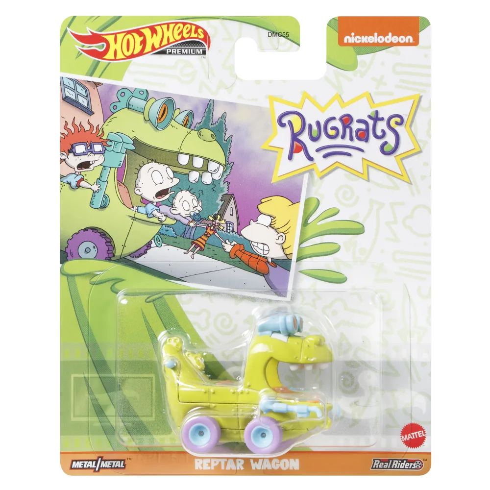 Reptar Wagon — GRL61 — Light Lime Green with blue accents — imagem 2