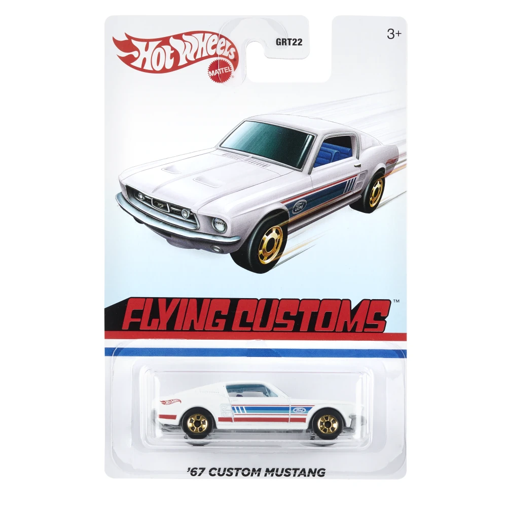 '67 CUSTOM MUSTANG — GRT25 — White