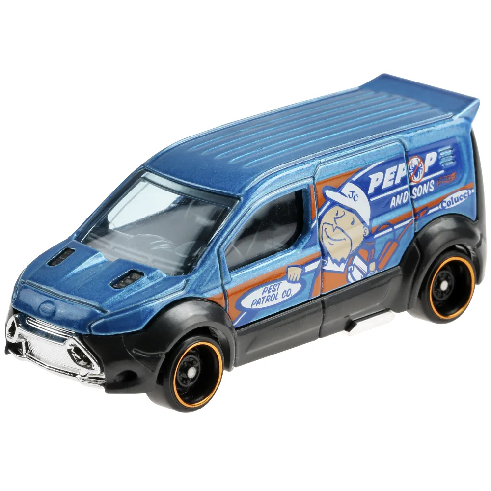 Hot Wheels Ford Transit Connect — GRX79 — Blue