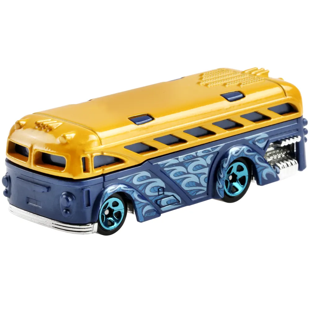 Surfin' School Bus — GRX82 — Yellow & Blue