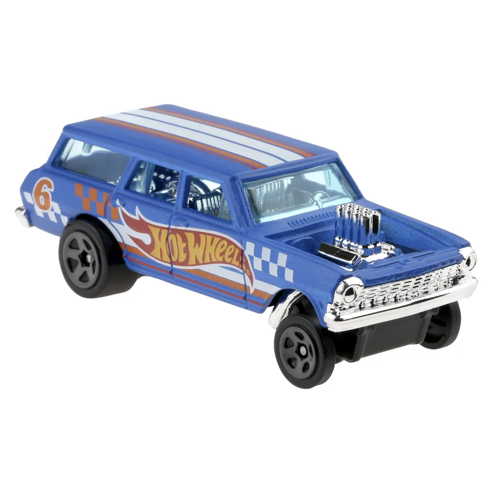 '64 Nova Wagon Gasser — GRY24 — Blue — imagem 4