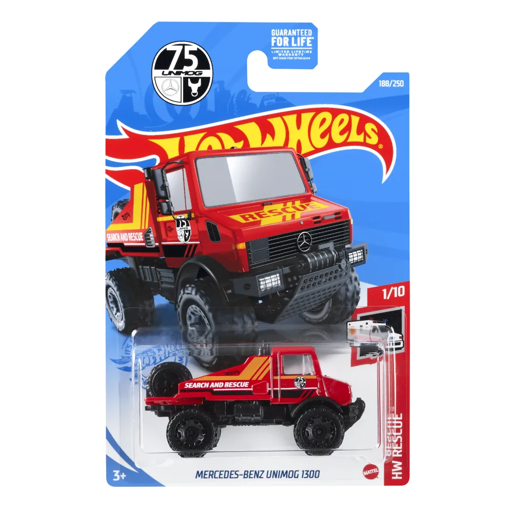 MERCEDES-BENZ UNIMOG 1300 — GTB08 — Red — imagem 2