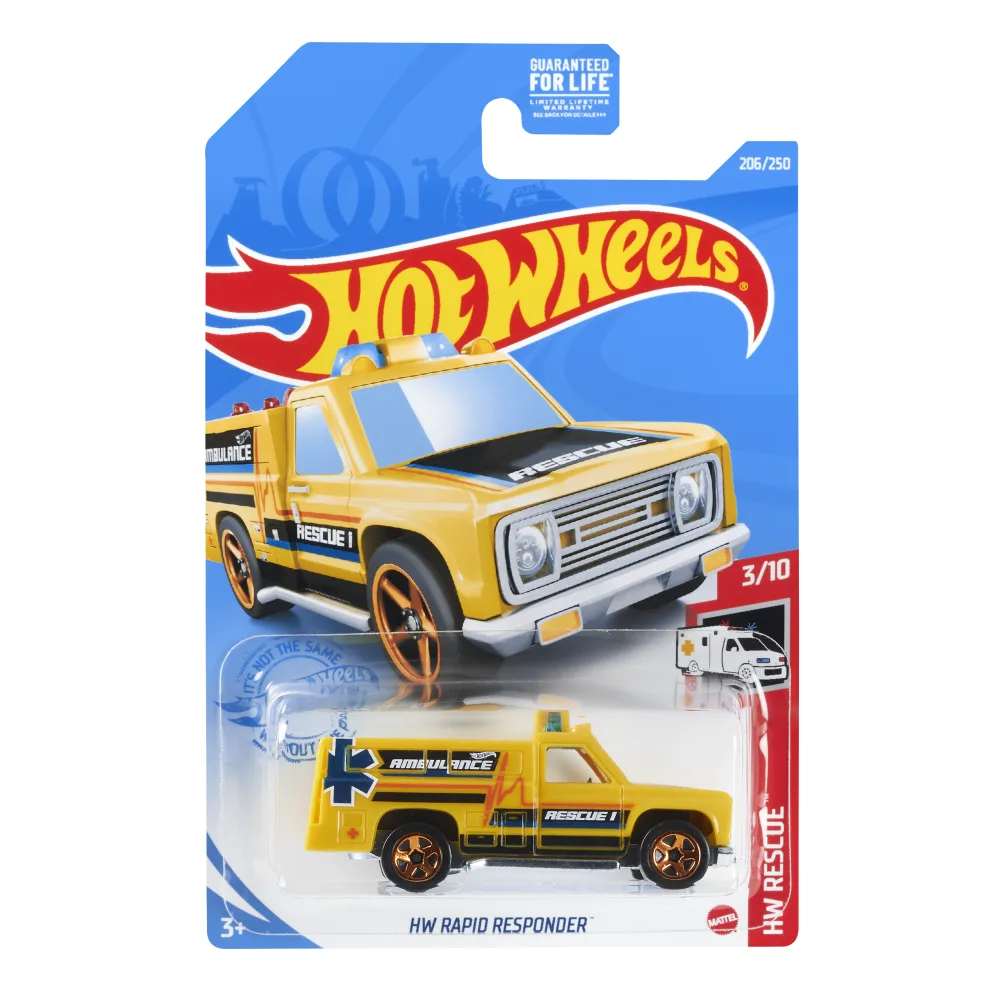HW RAPID RESPONDER — GTB09 — Yellow — imagem 2