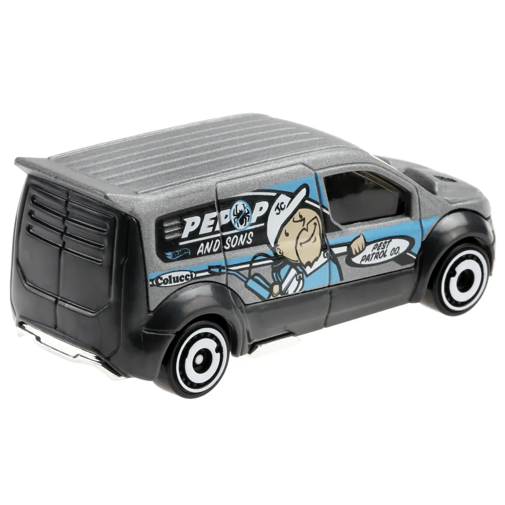 Hot Wheels Ford Transit Connect — GTC19 — Light Gray — imagem 3