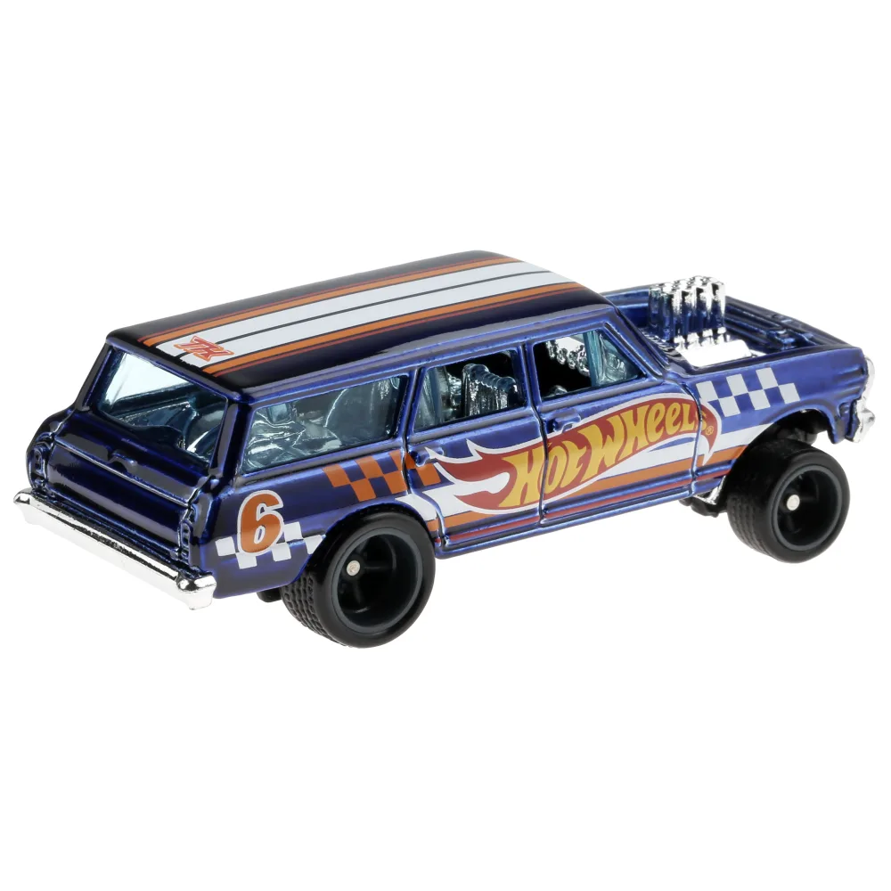 '64 Nova Wagon Gasser — GTD06 — Spectraflame Blue — imagem 3