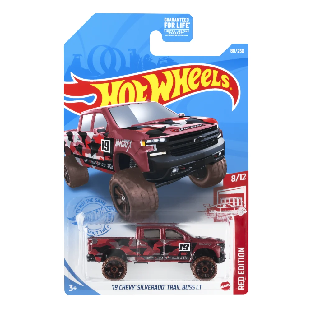 '19 Chevy Silverado Trail Boss LT — GTD56 — Matte Metalflake Red — imagem 2