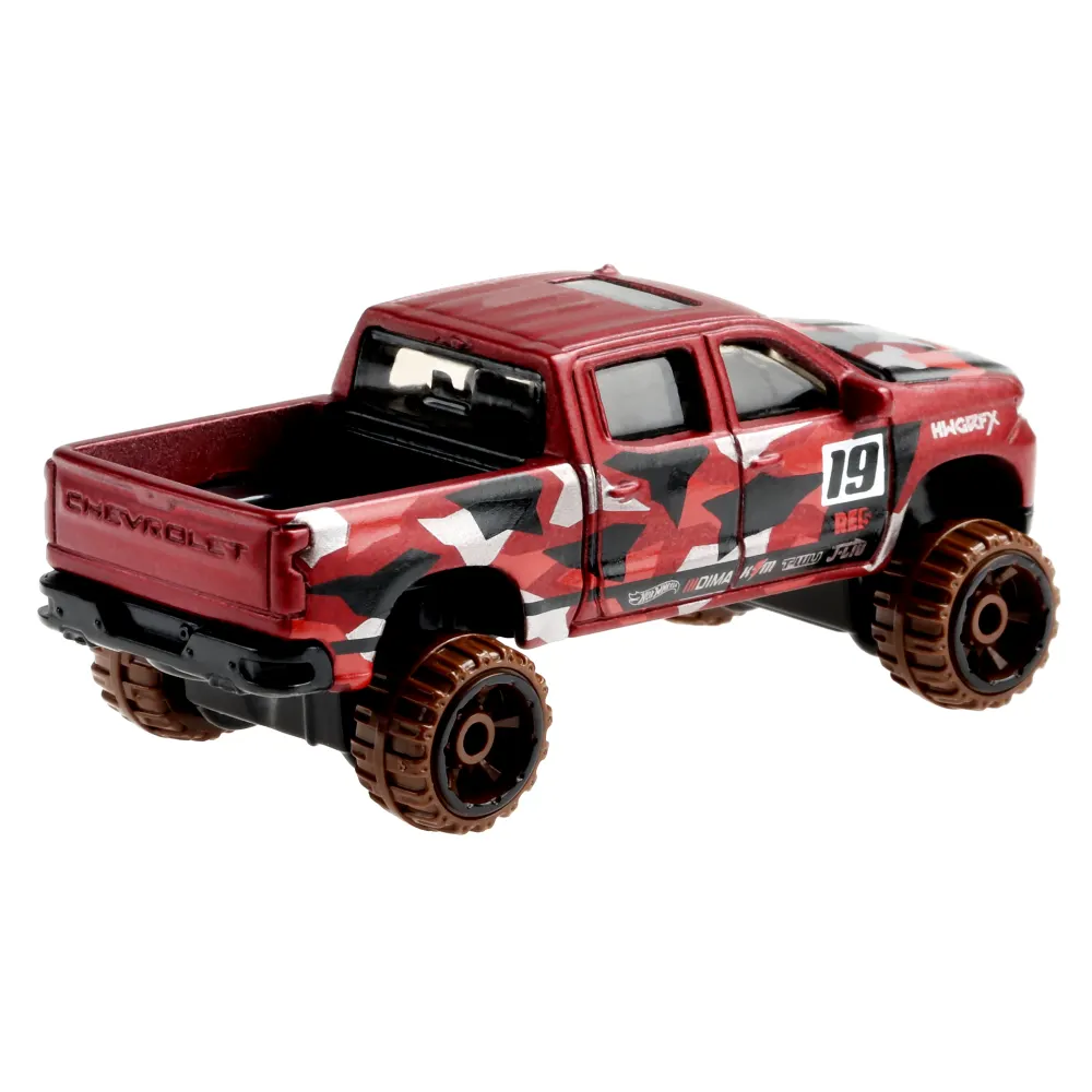 '19 Chevy Silverado Trail Boss LT — GTD56 — Matte Metalflake Red — imagem 3