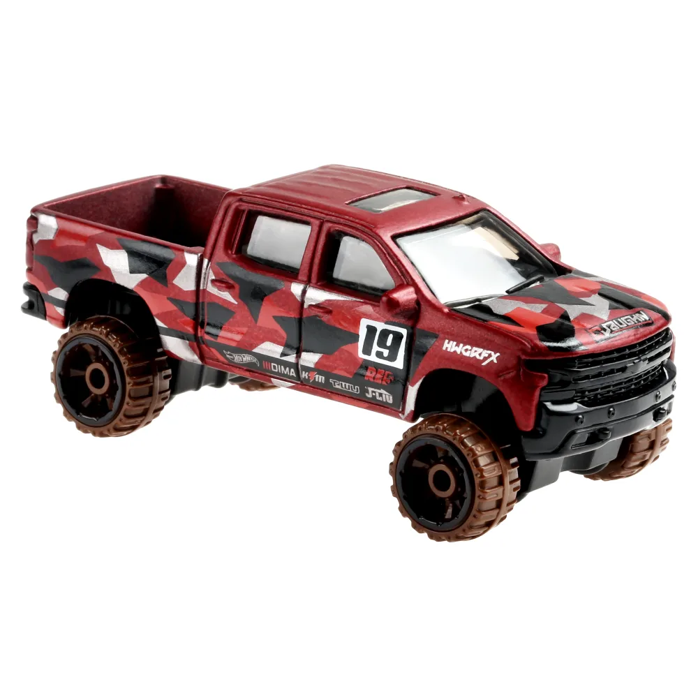 '19 Chevy Silverado Trail Boss LT — GTD56 — Matte Metalflake Red — imagem 4