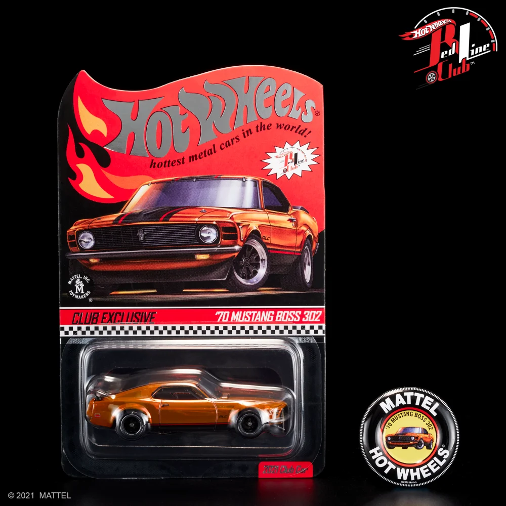 '70 MUSTANG BOSS 302 — GXJ22 — Spectraflame Bright Orange — imagem 4