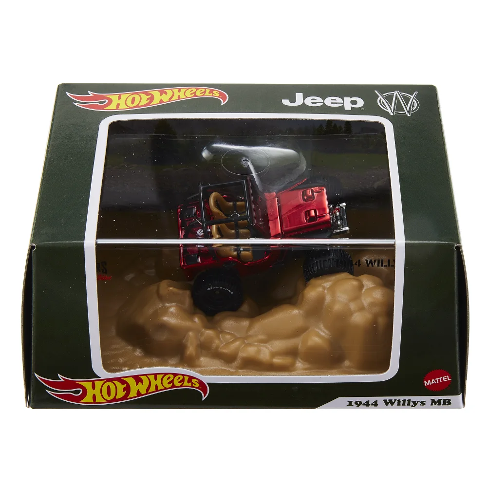 1944 WILLYS JEEP MB — GXJ27 — Spectraflame red — imagem 2