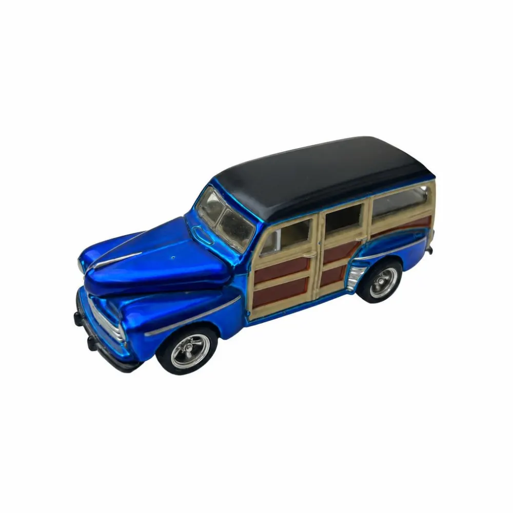 '48 FORD WOODY — H2992 — Metalflake Light Blue