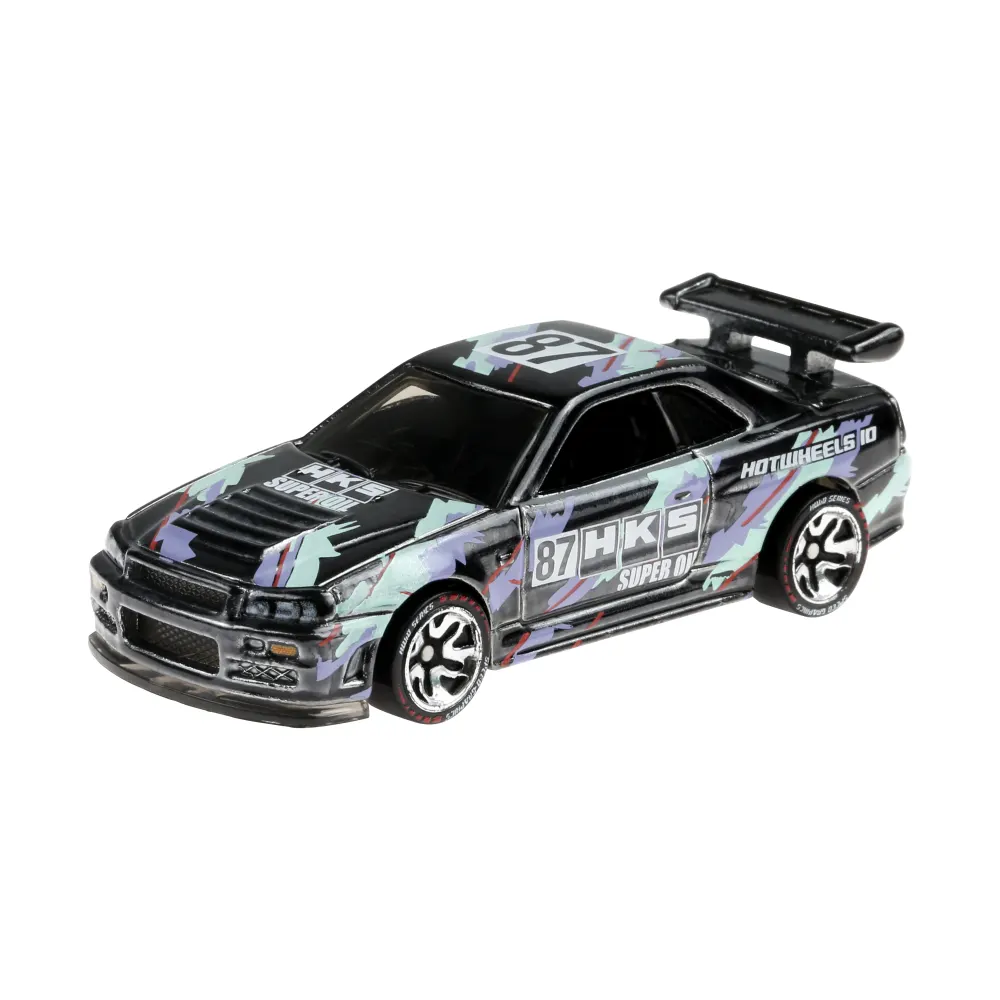Nissan Skyline GT-R (BNR34) — HBG07 — Spectraflame Black
