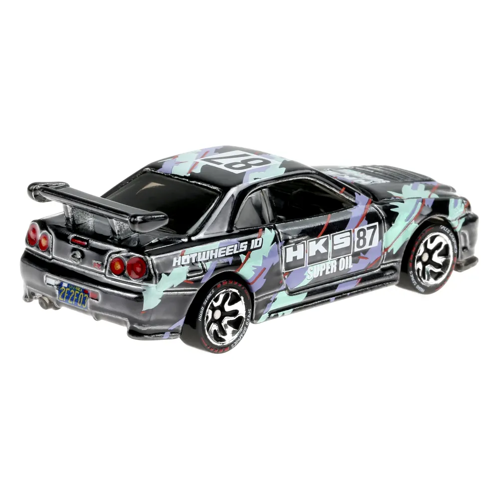 Nissan Skyline GT-R (BNR34) — HBG07 — Spectraflame Black — imagem 2