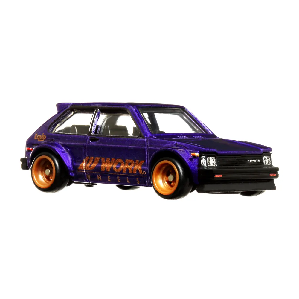 '81 Toyota Starlet KP61 — HCK11 — Metalflake purple — imagem 4