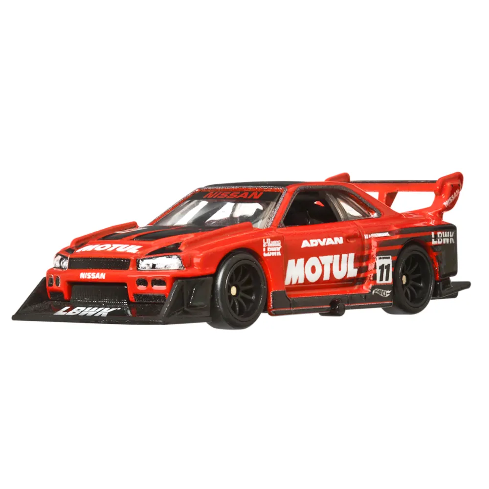 LB-ER34 Super Silhouette Nissan Skyline — HCN54 — Imperial red