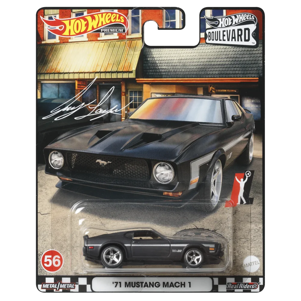 '71 MUSTANG MACH 1 — HCR21 — Matte black — imagem 2